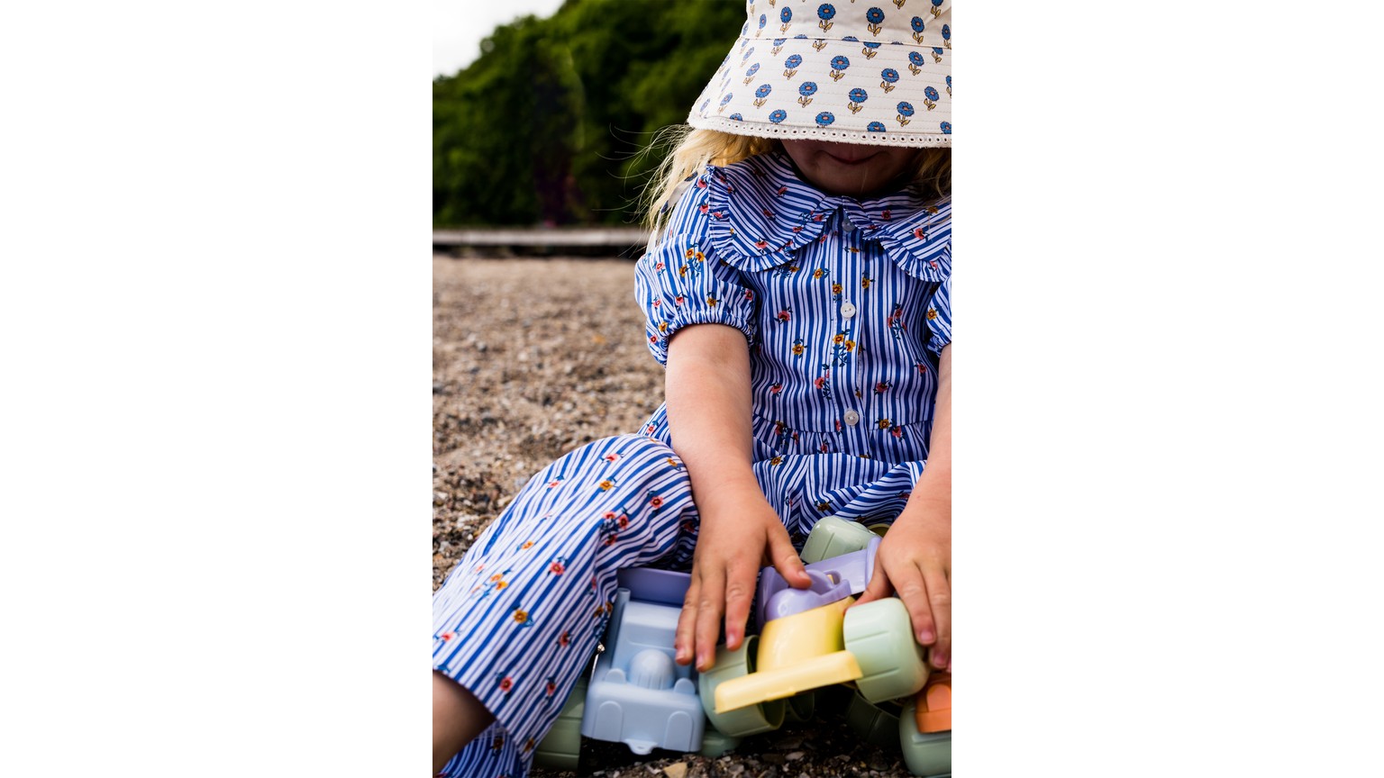 Pastels Recycled Dump Truck+2 Cars Plastic Wheels